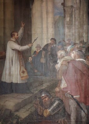 Saint François de Sales prêchant